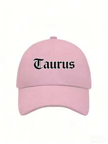 1pc Children's Baseball Cap, 12 Zodiac Patterns, Soft Crown Design, Versatile Sun-Shading Baseball Cap, Quality Curved Brim, Breathable & Non-Stuffy, Suitable For 3-16 Years Old - Pink - View 35
