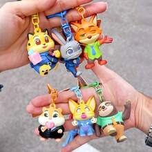 Miniso Zootopia Series Basic Keychain Pendant, Random Cartoon Animal Accessories Blind Box - Multicolor - View 10
