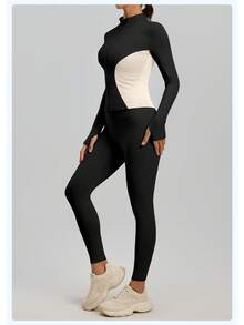 Women Sports Sweatshirts - Black - View 3