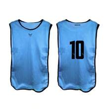 VENATUS Casacas Deportivas Juego de 12 para Entrenamiento con Diseño Funcional y Cómodo - Azul cielo - Ver 10