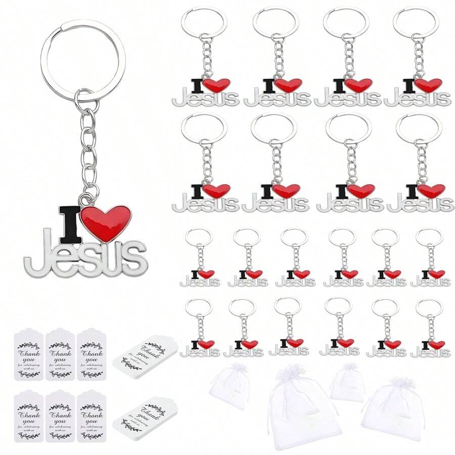 30 chiếc móc khóa hình Chúa Giê-su, móc khóa tôn giáo, móc khóa cửa xe, móc khóa Chúa Giê-su, quà tặng cầu nguyện Phục Sinh, quà tặng tôn giáo Cơ đốc giáo, ân sủng, lễ Phục Sinh. - A - Xem 1
