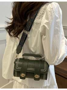 Women Top Handle Bags - 卡其色 - 查看 7