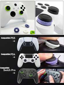 2/4/8pcs Precision Rings | Aim Assist Motion Control For 4 (P S4), P5, XBX, Switch Pro & Scuf Controller - View 3
