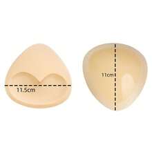 6cm Thick Removable & Washable Padded Inserts, Bust Enhancer Cleavage Booster Bra Pads - Multicolor - View 6