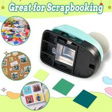 3pcs Square Hole Punch Cutter Tool Set, Sizes: 0.7 Inch/18mm, 0.43 Inch/11mm, 0.24 Inch/6mm, Suitable For Paper Art, Cardboard, Card Making, Scrapbooking - 3pcs Square Hole Punch Set Small - View 6