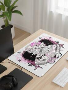 Tấm lót chuột chơi game cỡ XXXL cực lớn, chống thấm nước và chống trượt, kích thước 39,37"X19,69", đế cao su với bề mặt vải, họa tiết cô gái anime Lolita, thảm trải bàn cỡ lớn cho bàn phím và máy tính, tương thích với chuột có dây và không dây, sử dụng tại văn phòng và nhà, món quà tuyệt vời cho Ngày của Mẹ. - Xem 1