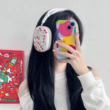 1套夏季派对适用苹果MAX水果派TPU软壳耳机保护套，耳机外壳，TPU水果耳机套，IMD软壳 - 彩色 - 查看 4