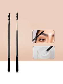 1/2/5pcs Eyebrow Lifter, Dual-Ended Eyebrow Brush, For Eyebrow Shaping, Lifting And Wax Application, Create Fluffy Natural Feathered Eyebrow Makeup - Multicolor - View 9
