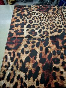 2pcs Leopard Print Curtains, Featuring A Wild Animal Print Pattern, 2D Flat Printing, And Light Filtering; Suitable For Living Rooms And Bedrooms. - Multicolor - View 8