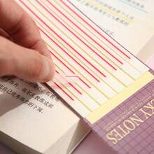 Morandi Color Long Strip Transparent PET Index Tabs Set.Writable Reusable Page Markers Sticky Notes, Multiple Fluorescent & Pastel Colors Available.Slim Sticky Tabs For Books, Notes, Journaling, File Classification & Office Organization.Ideal Gift For Students, Stationery Lovers & Journaling Enthusiasts. - one-size - View 6