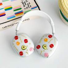 1套夏季派对适用苹果MAX水果派TPU软壳耳机保护套，耳机外壳，TPU水果耳机套，IMD软壳 - 彩色 - 查看 9