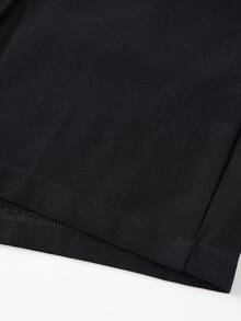 Womens Low Rise Shorts Casual Solid Color Tight Fitted Mini Boxer Shorts Stylish Summer Streetwear - Black - View 10