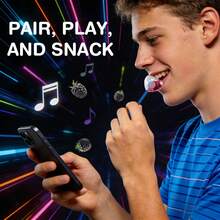 AMOS Tastysounds Sugar Free Music Lollipop Candy Wireless Blue-Tooth Natural Black-Berry Flavors Lollipop Sweets - 莓果 - 查看 5