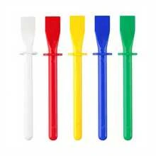 6/12 piezas Herramientas aplicadoras de pegamento de colores - Herramientas de precisión para manualidades de cuero - Duraderas y fáciles de limpiar - Espátula para pegamento de arte - Proyectos creativos hechos a mano de multicolor - Multicolor - Ver 9