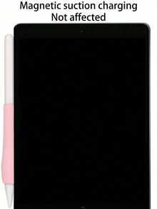 1/2/4/8 Pcs Silicone Pen Case, Pen Body Grip Case For 1st And 2nd Gen Universal Stylus Pen Case - Pink - View 8
