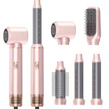 The 2026 6-In-1 Hot Air Curling Brush Set Offers Multiple Functions, Suitable For Blow-Drying, Straightening, And Curling (50°C/78°C/105°C), Providing Powerful Performance While Saving Time And Effort. Its Portable Design Makes It Ideal For Travel. - US A Type Plug(110-127V) - View 13