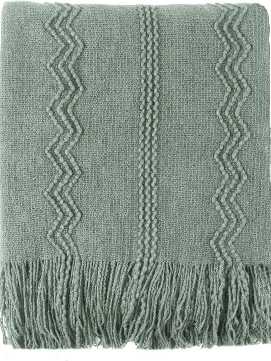 Lightweight Knitted Blanket, Suitable For Camping, Air-Conditioned Rooms, Shawl, Spring/Summer