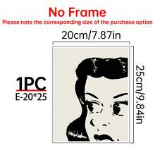 1/6pcs Black And White Canvas Art Wall Room Posters, Bold Room Decoration Aesthetic Murals, Framed+Frameless Room Decoration Supplies/Compromise Home Decoration, Fashionable Posters, Cute Room Decoration, Quirky Art Prints, Cool Room Decoration Supplies, Office Decoration, Bar Decoration, University Dormitory Decoration, Bedroom Decoration, Living Room Decoration, Kitchen Decoration, Bathroom Decoration - Multicolor - View 23