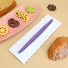 3/1pc Cake Cream Scraper Cake Making Scraper Rectangular Acrylic Cake Baking Tool Cake Decorating Tools Kitchen Tools - 3 - View 5