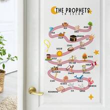 Islamic Prophets Wall Sticker For Kids Educational Learning Wall Decal Removable Self Adhesive Peel And Stick Waterproof Nursery Classroom Decor - Islamic Wall Stickers - View 7