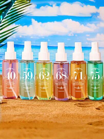 90ml Brazilian Digital Beach Fragrance Room Spray Imited Edition Aromatherapy Indoor And Outdoor Air Fresheners Multi-Layer To Enhance The State Of Happiness Spray And Long-Lasting Natural Freshness Charming Necessities, Release The Elegant Rio De Janeiro Vanilla, Coconut, Floral, Fruit, Citrus, Wood, Aquatic, Ocean Scents Date, Party, Gathering, Travel, Vacation, Home, Hotel, Office, Home The Ideal Gift For Relatives And Friends,