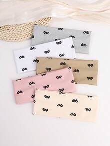 3pcs Casual Butterfly Print Knitted Headbands, Suitable For Daily, Running, Yoga - Multicolor - View 2