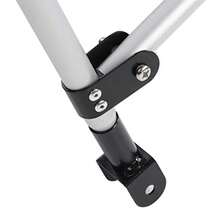 Toldo de Barco Varilla de Aleación de Aluminio 210D Parasol de Tela Oxford Recubierto para Bote Iable Canoa Kayak Barco - Gris oscuro / Negro - Ver 4
