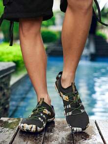Giày đi nước mùa hè unisex, giày đi nước thoáng khí, giày đi biển, giày lội nước ngoài trời nhẹ. - vàng đen - Xem 5