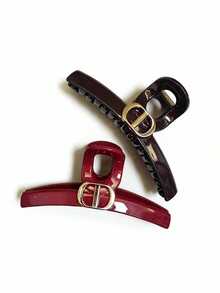 时尚发夹 - 优雅造型发夹，适合打造蓬松发髻，完美提升日常、办公和周末早午餐造型，是时尚女性必备的发饰，优雅发夹，女士发夹，女孩发爪 - 彩色 - 查看 7