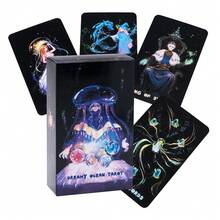 Bộ bài Tarot Đại Dương Mộng Mơ: Một chuyến lặn đầy mê hoặc vào thế giới dưới nước huyền bí và trí tuệ thâm sâu. - Nhiều màu - Xem 6