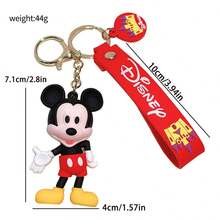Móc khóa chuột Mickey dễ thương của Disney, móc khóa silicon hoạt hình nhiều màu sắc kèm dây đeo cổ tay Disney, phụ kiện trang trí túi hình nhân vật kinh điển, phụ kiện phù hợp cho phụ nữ và bé gái, phụ kiện và quà tặng công viên Disney. - Nhiều màu - Xem 5