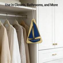 BAGUS 5-20片装“顺风顺水”香氛汽车空气清新剂，持久清新车内空气 - 帆船 - 查看 7