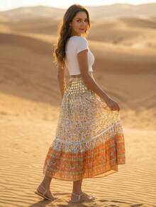 Cadena de cintura con monedas y flecos multicapa, versátil para banquetes, fiestas y bodas - Dorado - Ver 4