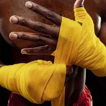 Long Boxing Wraps, Elastic Hand Wraps For Kickboxing, Muay Thai, Karate, Sports Fitness Wrist Support - Wristband - View 4