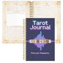 A5 Spiral Bound Tarot Journal - 106 Pages With Card Spread Lists, Moon Phase Tracker, Mystical Insights And Spiritual Growth Notes - A5 - View 21