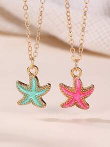 1 chiếc vòng cổ mặt vỏ sò biển mùa hè, quà tặng phụ kiện đi nghỉ cho bé gái - Nhiều màu - Xem 17