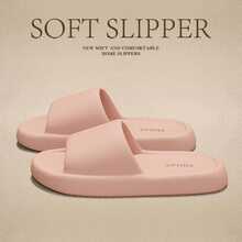 2026 New EVA Home Slippers, Summer Beach Essential Lightweight Soft Bottom Comfortable Flip Flops - Pink - View 2