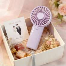 1 quạt mini cầm tay, nhẹ, có dây đeo - Lý tưởng cho văn phòng, hoạt động ngoài trời, du lịch và cắm trại - Luôn mát mẻ mọi lúc mọi nơi (Không bao gồm pin, bán riêng), quà tặng Ngày của Mẹ - Nhiều màu - Xem 16