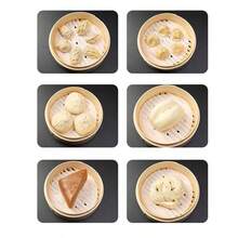 50 cái/100 cái Giấy lót nồi hấp dùng một lần, giấy lót đáy cốc bánh bao/bánh há cảo, giấy hấp chống dính. - trắng - Xem 8