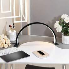 1 đèn LED làm móng, đèn LED làm mi, đèn hình lưỡi liềm, đèn chăm sóc da mặt hình lưỡi liềm, đèn chuyên nghiệp cho kỹ thuật viên, thích hợp cho sơn móng tay gel, làm mi/lông mày/hình xăm, dùng trong salon và tự làm tại nhà. - Đèn làm móng hình bán nguyệt - Xem 12