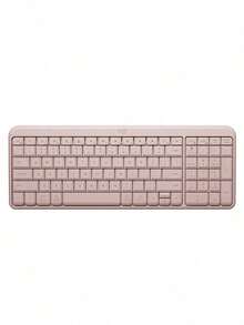Logitech Keyboard kantor senyap, desain ramping dan portabel, koneksi Bluetooth stabil, pasang dan mainkan, tombol nyaman, tahan lama, cocok untuk penggunaan di rumah dan kantor. - View 7