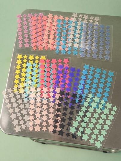 400pcs Acne Pimple Patch, Cute Soft Color, Colorful Heart Stickers, For Protecting, Repairing, Removing Acne Marks And Covering Pimples, Suitable For Party, Photo Props