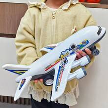 Large White Passenger Airplane Toy Spacecraft Model, Children's Gift For Boys, New Year, Holiday, Birthday - White - View 8