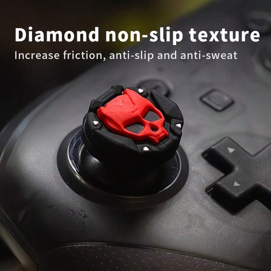 Pelindung Joystick Elite Skull, Kompatibel dengan PS2/3/4/5, /360, Switch Pro Controller dan Switch 2/Joy Con 2, Dapat Diganti, Pemasangan Mudah, Meningkatkan Pengalaman Bermain Game, Praktis dan Elegan, Hadiah Gamer yang Sempurna - View 1