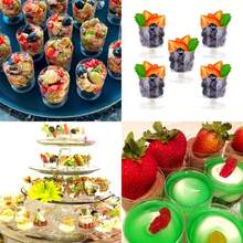 5oz Clear Round Mousse Cups, Mini Dessert Cups, Appetizer Cups, Pudding Cups, Ice Cream Cups, Suitable For Birthday Party, Wedding, Catering, Cocktail Party, Buffet, Graduation Ceremony, Holiday Dinner, Holiday Gathering, And Any Occasion - View 9