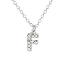 26 piezas Nuevo collar de letras en inglés con incrustaciones de rhinestone de diseño minimalista y elegante para mujeres - b - Ver 28