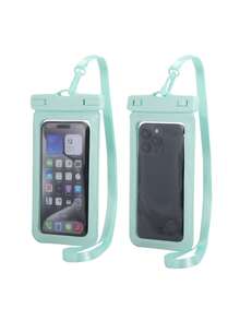 Universal Waterproof Phone Pouch, Waterproof Phone Case, Clear Waterproof Bag, Touchscreen Waterproof Phone Bag, Waterproof Phone Case For Swimming, Suitable For Multiple Phone Models, Suitable For Swimming And Beach, Touchscreen Applicable, With Lanyard, Essential For Beach Travel And Vacation, Also The Best Valentine's Day Gift. - Multicolor - View 6
