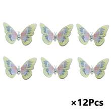 12pcs Embroidered Fragrant Butterfly Decorations, Exquisite Alloy & Stitching Craftsmanship, Delicate Handmade Car Air Vent Decor, Multi-Color Fluttering Butterfly Wings, Embroidered Butterfly Car Decor, Dashboard Accessories, Butterfly Car Accessories, Comes With Residue-Free Adhesive - Butterfly - View 14