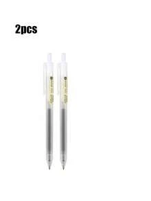 2/5/10-Pack Gel Pen Set, Simple Click Gel Pens, 0.5mm Pens, Suitable For Business Office, Back-To-School Essential - Black - View 8