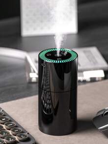 New Car Humidifier, Ultrasonic Aromatherapy Diffuser, With Color LED Lights, USB Rechargeable, 5 Mist Modes, Digital Display, Long Battery Life, Portable Black Style, Gift Set With 6 Essential Oils, High Cost‑Performance. - A - View 8